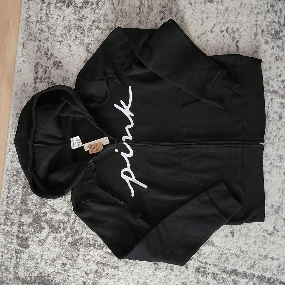 COPY - NWT Victorias Secret Pink Zip Up Black M